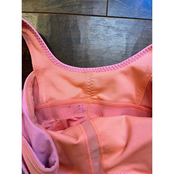 Lululemon Run Times Tank Pink And Grey Active Tank Size 4 - Picture 3 of 8